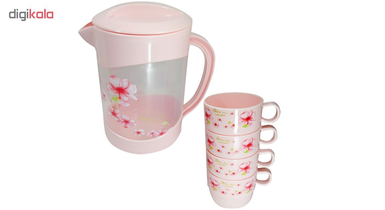 سرویس پارچ و لیوان 5 پارچه مدل Spring wind main 1 1