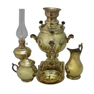 سرویس سماور ذغالی مدلb011 ظرفیت 1.5 لیتر