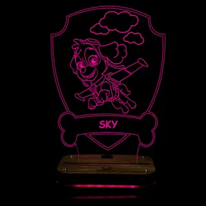 چراغ خواب نورا طرح sky