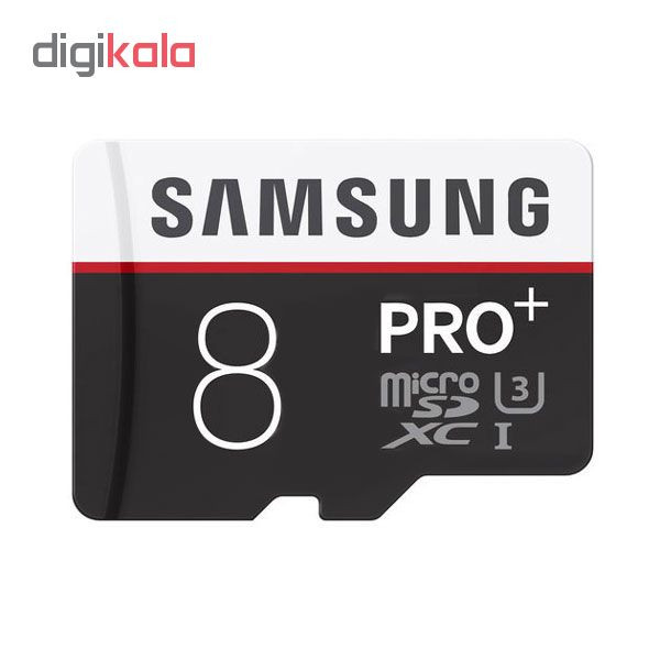 کارت حافظه‌ microSDXC سامسونگ مدل pro کلاس 10 استاندارد U3 سرعت 80MBps ظرفیت 8 گیگابایت