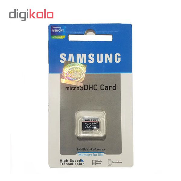 کارت حافظه‌ microSDXC سامسونگ مدل pro کلاس 10 استاندارد U3 سرعت 80MBps ظرفیت 32 گیگابایت