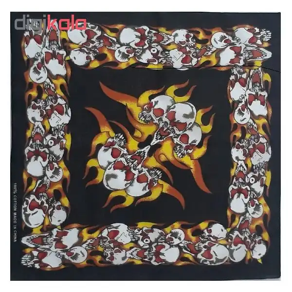 دستمال سروگردن مدل fire skull