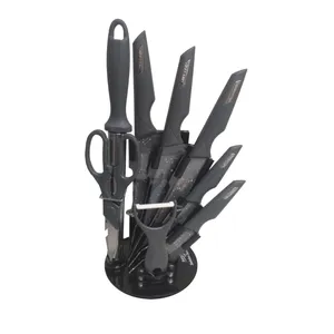 سرویس چاقو آشپزخانه 9 پارچه سوپر لایف مدل 821110002019