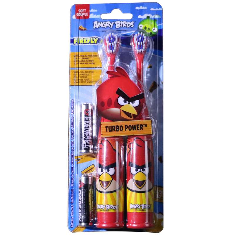 مسواک برقی طرح ANGRY BIRDS بسته 2 عددی مسواک برقی طرح ANGRY BIRDS بسته 2 عددی