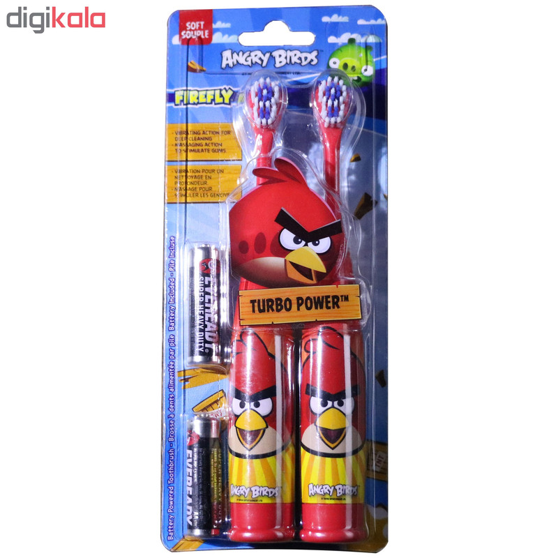مسواک برقی طرح ANGRY BIRDS بسته 2 عددی مسواک برقی طرح ANGRY BIRDS بسته 2 عددی