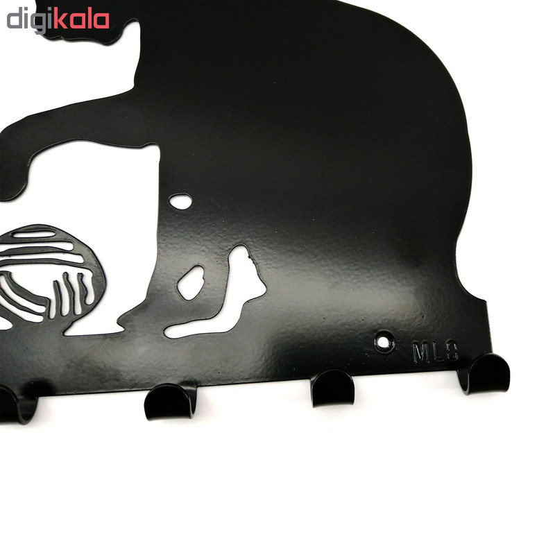 آویز لباس ملو طرح گربه بازیگوش کد KMH31