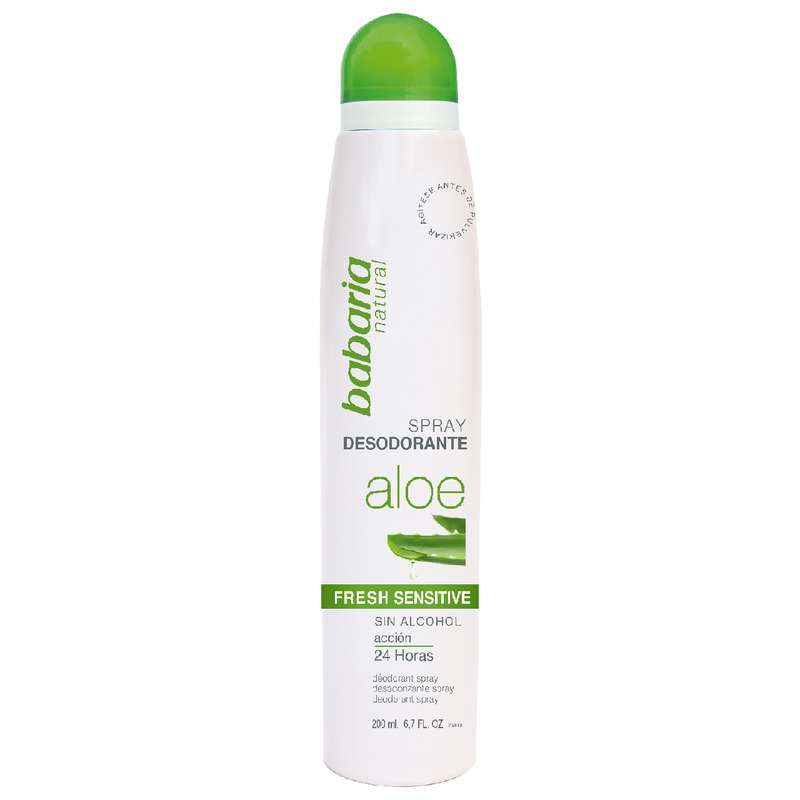 اسپری ضد تعریق زنانه باباریا مدل Aloe حجم 200 میلی لیتر