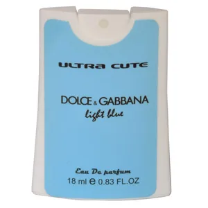 عطر جیبی زنانه اولترا کیوت مدل Dolce & Gabbana Light Blue حجم 18 میلی لیتر