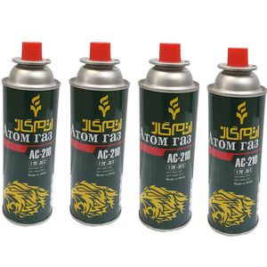 نقد و بررسی کپسول گاز اتم گاز مدل S50 حجم 220 گرم بسته 4 عددی توسط خریداران