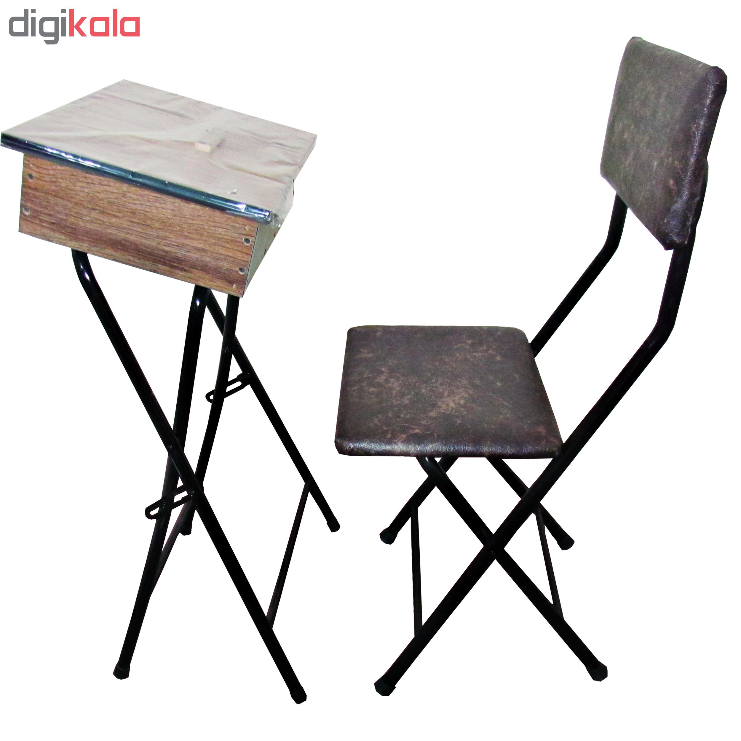 میز نماز باکسدار و صندلی (ضدخش،تاشو،تنظیم شونده ارتفاع)