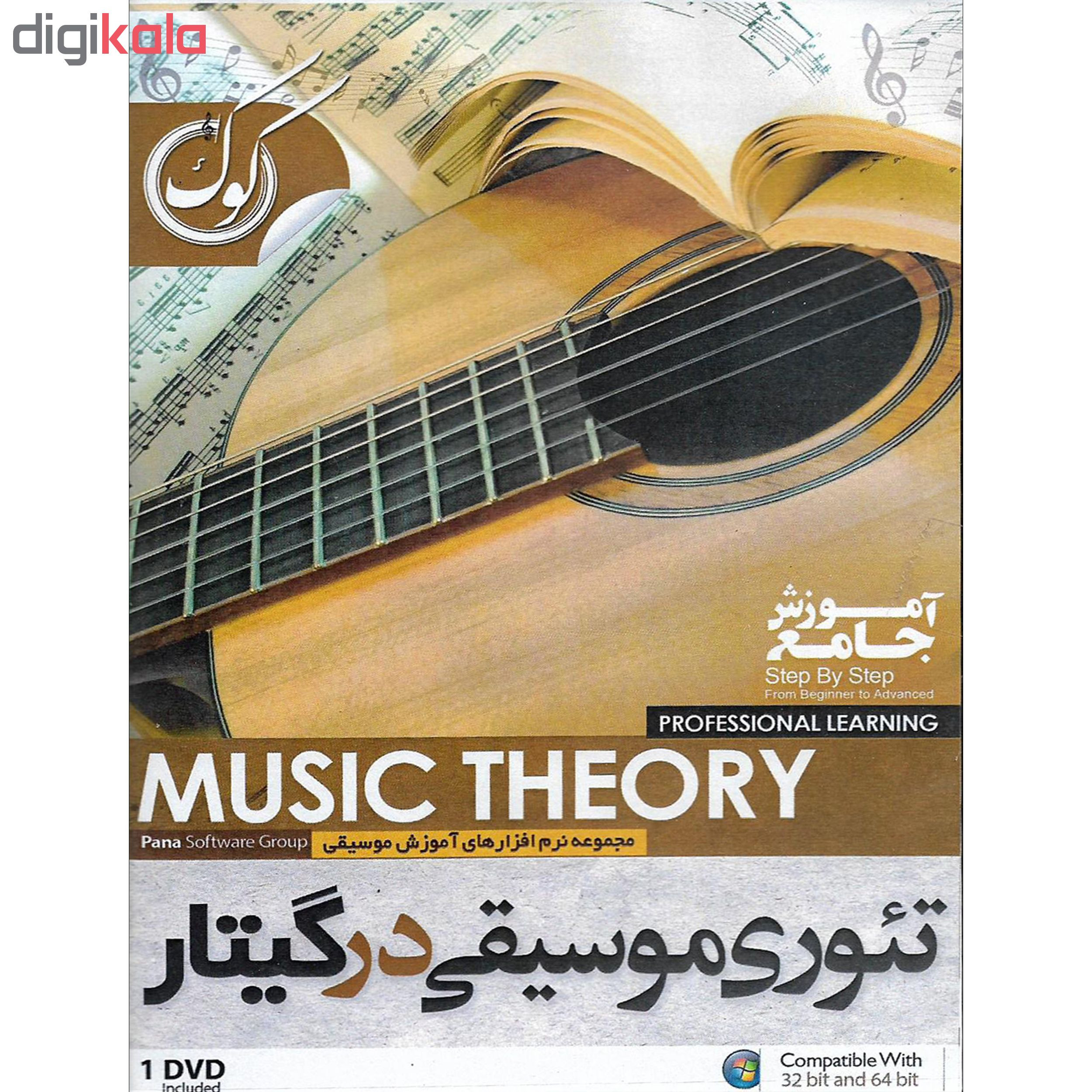 نرم افزار آموزشی تئوری موسیقی در گیتار نشر پاناپرداز به همراه نرم افزار آموزشی گیتار فلامنکو نشر درنا
