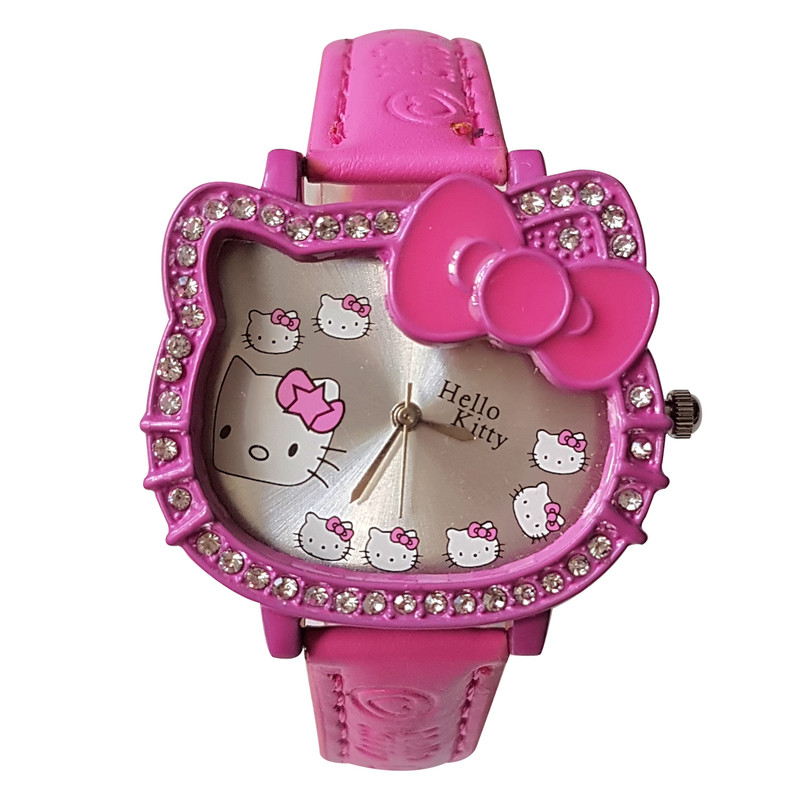 ساعت مچی عقربه ای دخترانه کیتی کد KS ساعت مچی عقربه ای دخترانه کیتی کد KS