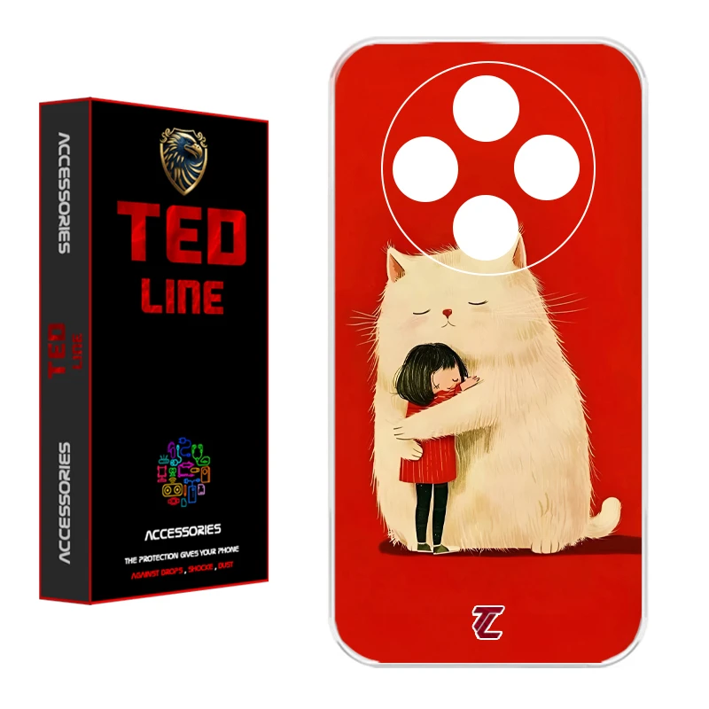 کاور تدلاین طرح گربه کد 1170 مناسب برای گوشی موبایل شیائومی Redmi 14C / Poco C75