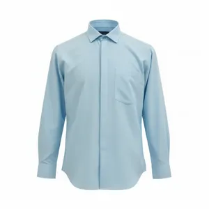 پیراهن آستین بلند یقه انگلیسی مردانه مدل S500