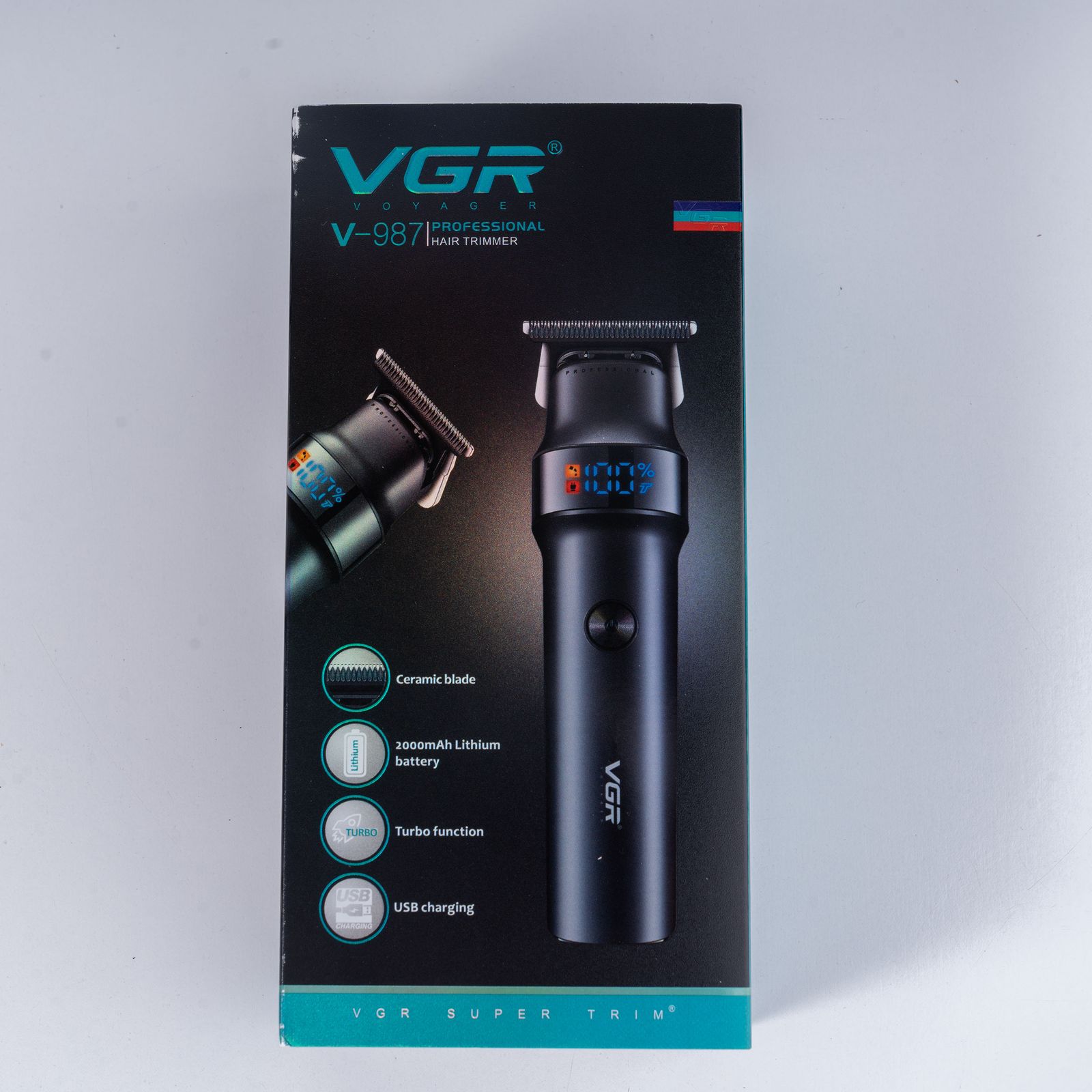 ماشین اصلاح موی سر و صورت وی جی ار مدل V-987 -  - 13