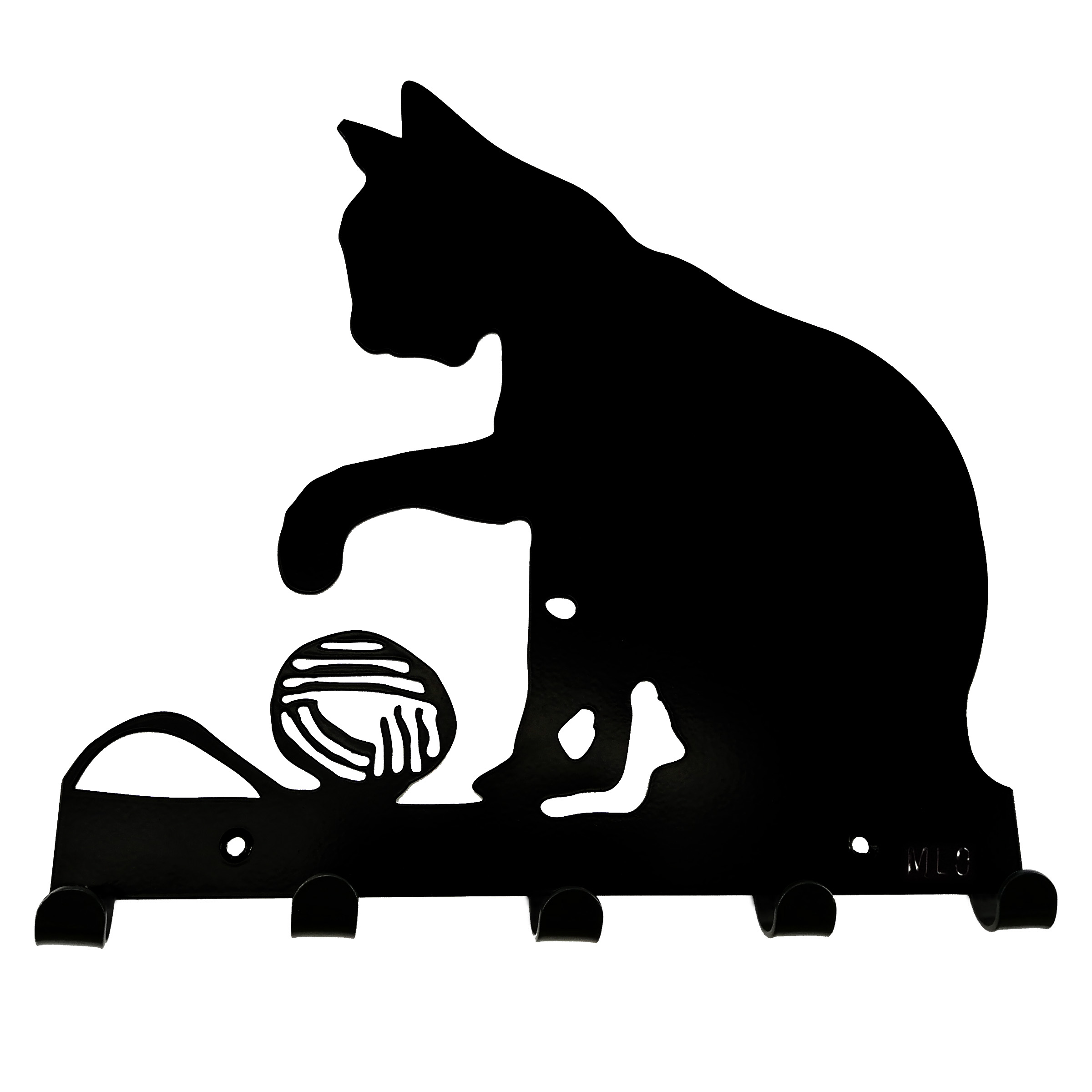 آویز لباس ملو طرح گربه بازیگوش کد KMH31