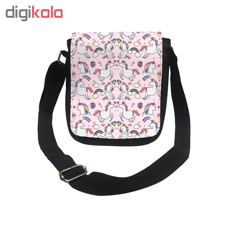 کیف رودوشی دخترانه طرح اسب تکشاخ یونیکورن کد k185