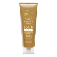 کرم ضد آفتاب رنگی سینره، SPF 50، مدل Natural Beige، مناسب انواع پوست با تنالیته متوسط و حجم 50 میلی‌لیتر، محافظت‌کننده در برابر اشعه‌های UVA و UVB، مرطوب‌کننده و فاقد پارابن، PA+++، دارای فرمولاسیون فاقد چربی و آنتی اکسیدان، با ماندگاری 2 ساعته