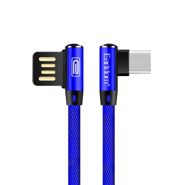 کابل تبدیل USB به USB-C ارلدام مدل EC-017c طول 1متر کابل تبدیل USB به USB-C ارلدام مدل EC-017c طول 1متر