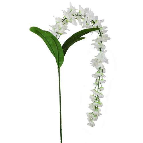 گل مصنوعی هومز کد 1030 طرح ارکیده آویز مجموعه 2 عددی