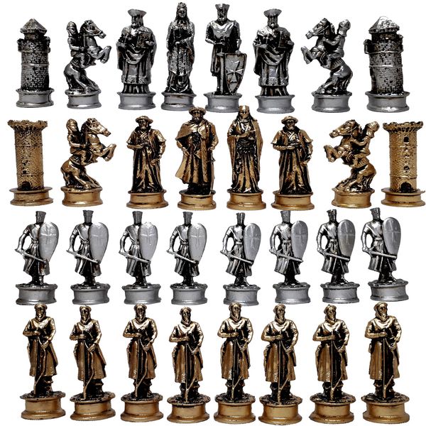 مهره شطرنج رخ مدل B4 مجموعه 32 عددی