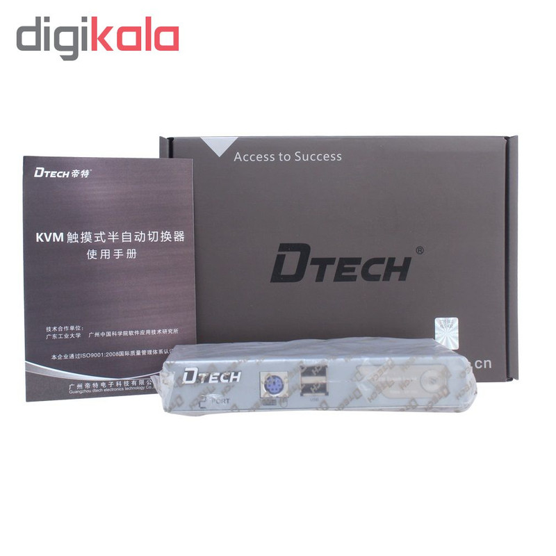 سوییچ KVM دو پورت دیتک مدل DT-8021 2
