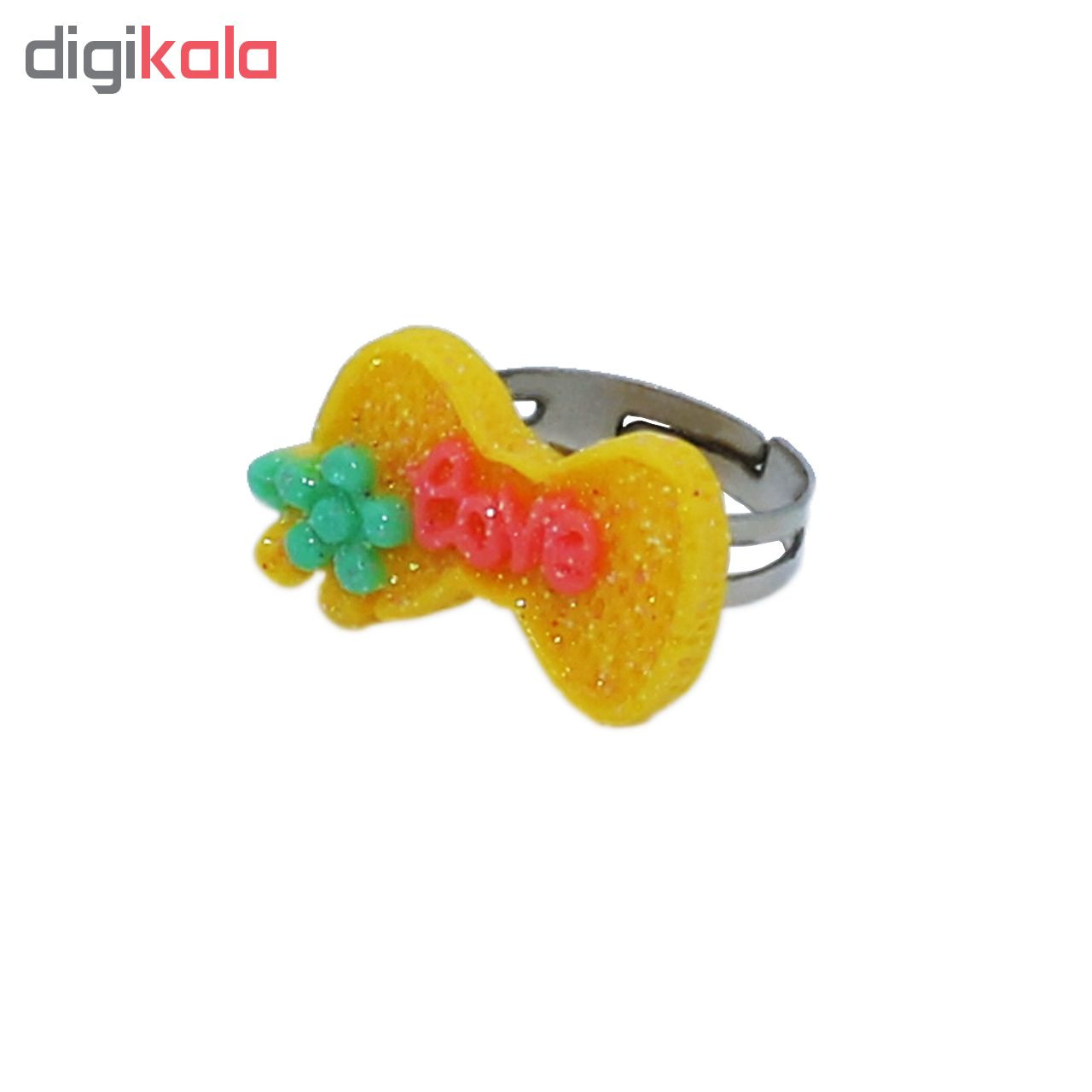 انگشتر دخترانه کد 010 مجموعه سه عددی