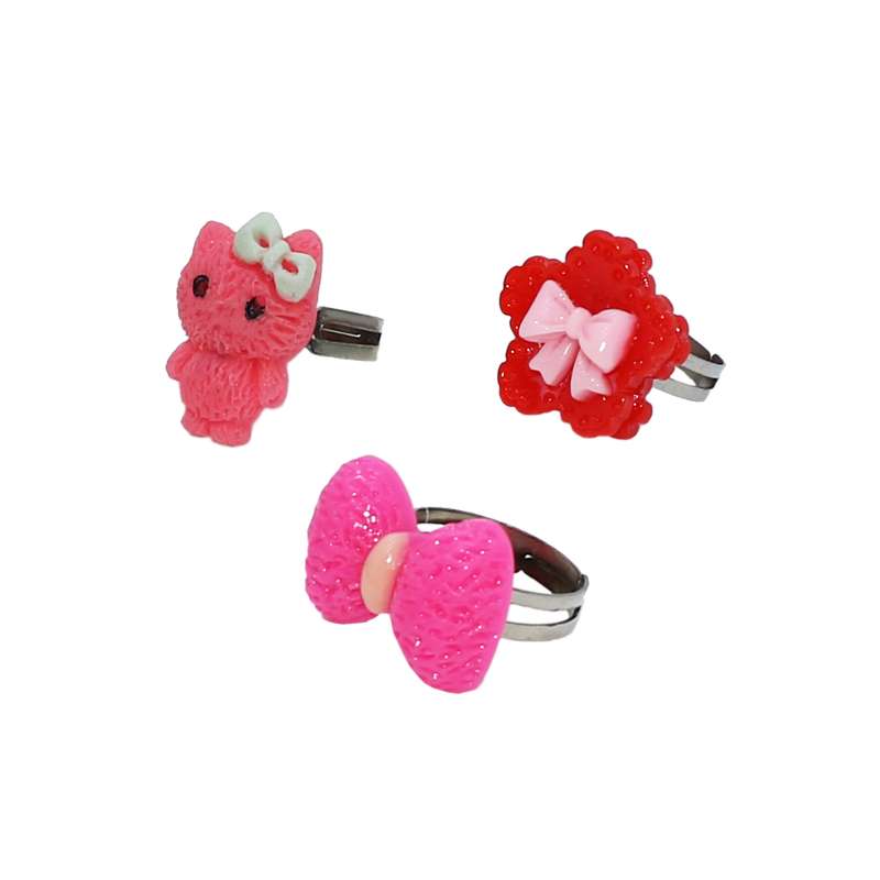 انگشتر دخترانه کد 013 مجموعه سه عددی انگشتر دخترانه کد 013 مجموعه سه عددی