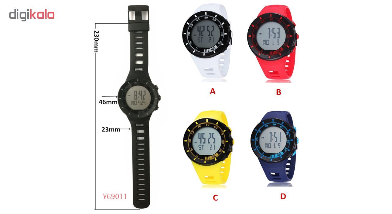 ساعت مچی دیجیتال مردانه گراویتی مدل VG9011