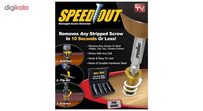 مجموع 4 عددی سری پیچ گوشتی اسپید اوت کد 01