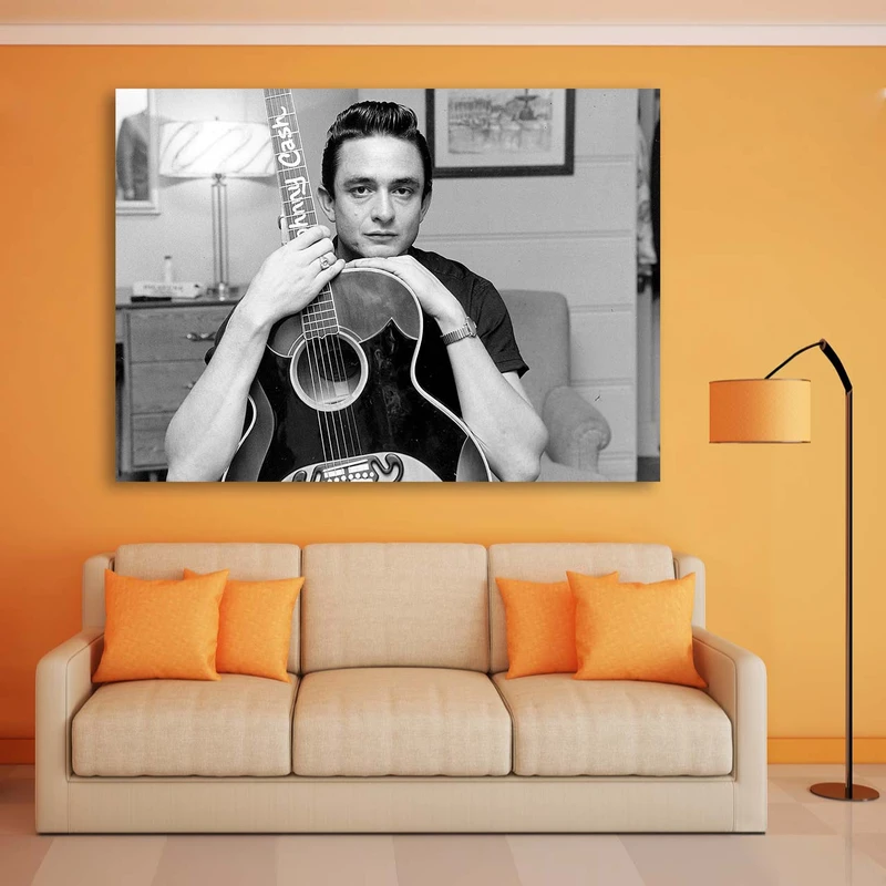 تابلو شاسی طرح Johnny Cash مدل Artist 0291