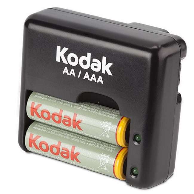 شارژر باتری کداک مدل K640-C به همراه 2 عدد باتری قابل شارژ شارژر باتری کداک مدل K640-C به همراه 2 عدد باتری قابل شارژ