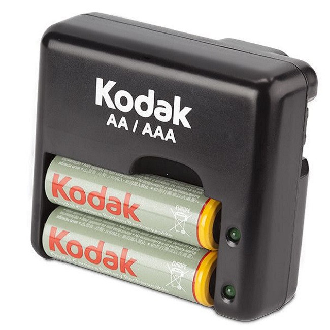 شارژر باتری کداک مدل K640-C به همراه 2 عدد باتری قابل شارژ