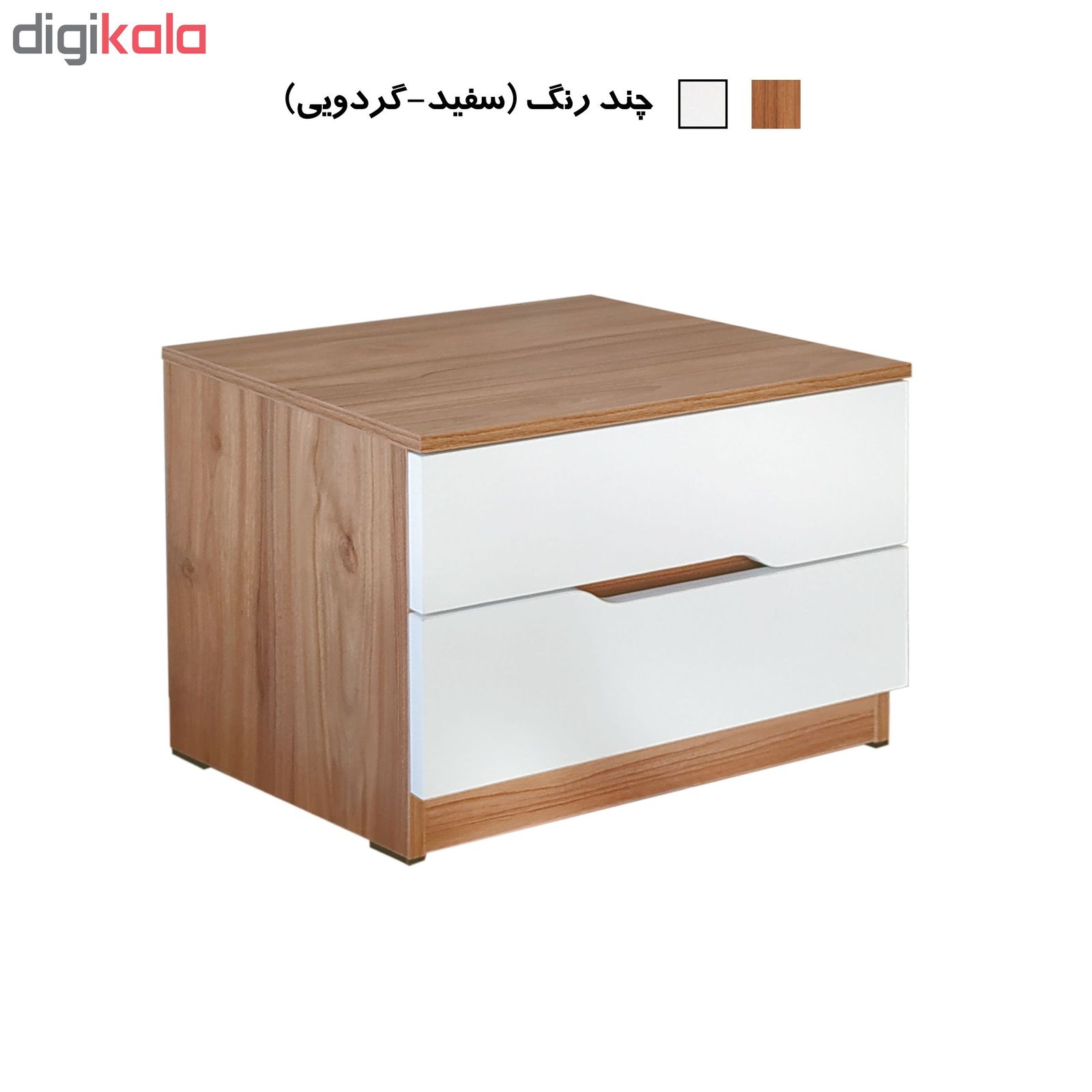 میز پاتختی مدل لوکا کد SP-2K-SG-1