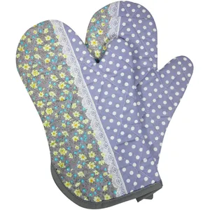 دستکش فر بارنیک مدل Polka Dots بسته 2 عددی
