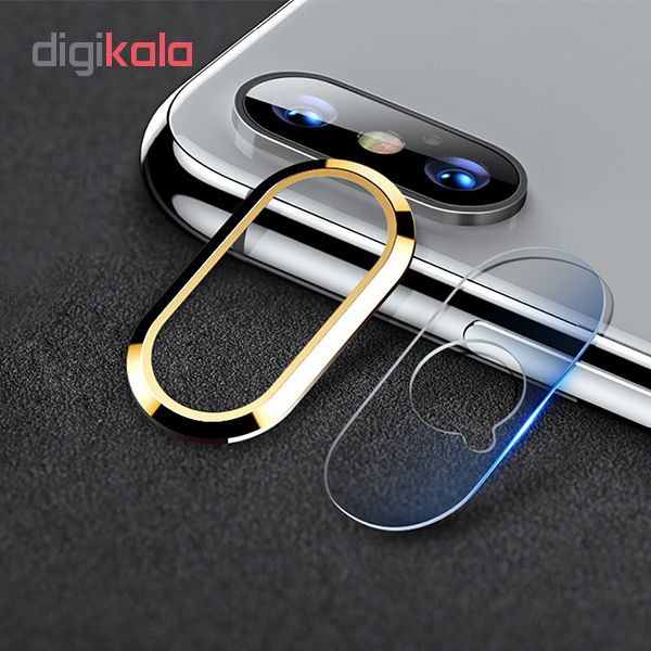 محافظ لنز دوربين توتو مدل GA200 مناسب براي گوشي موبايل اپل iPhone X/XS/XS Max
