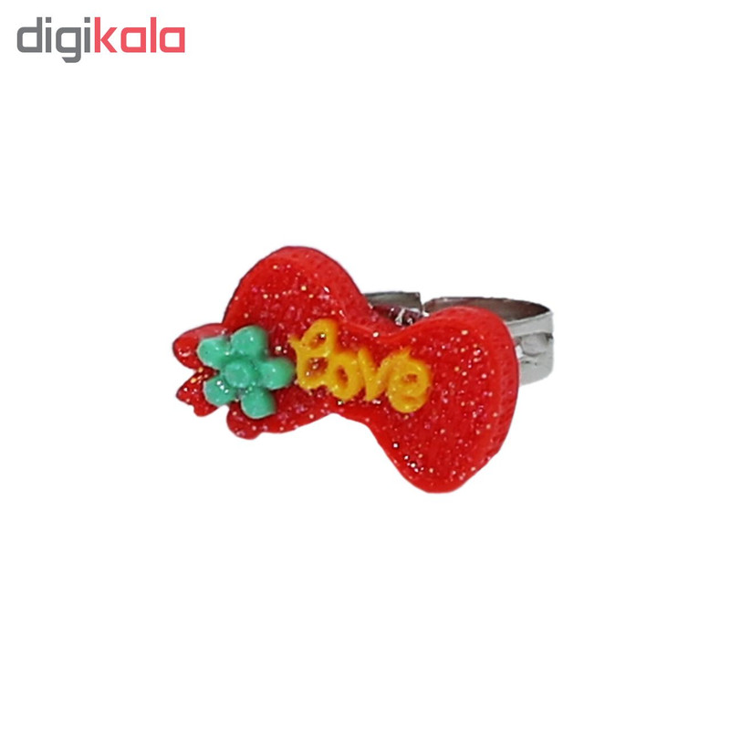 انگشتر دخترانه کد 014 مجموعه سه عددی