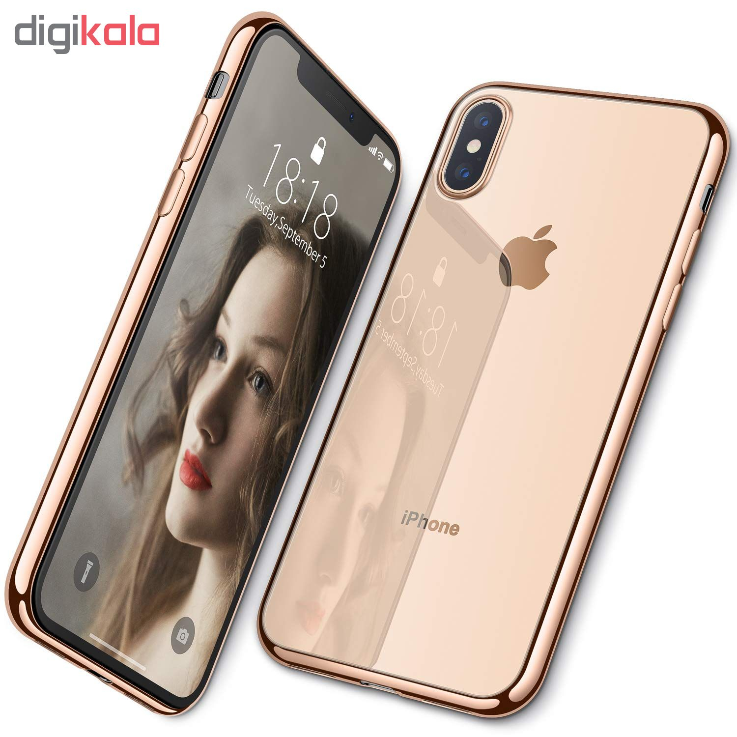 کاور آی دوژی مدل Electroplate Pc مناسب برای اپل iPhone X/XS