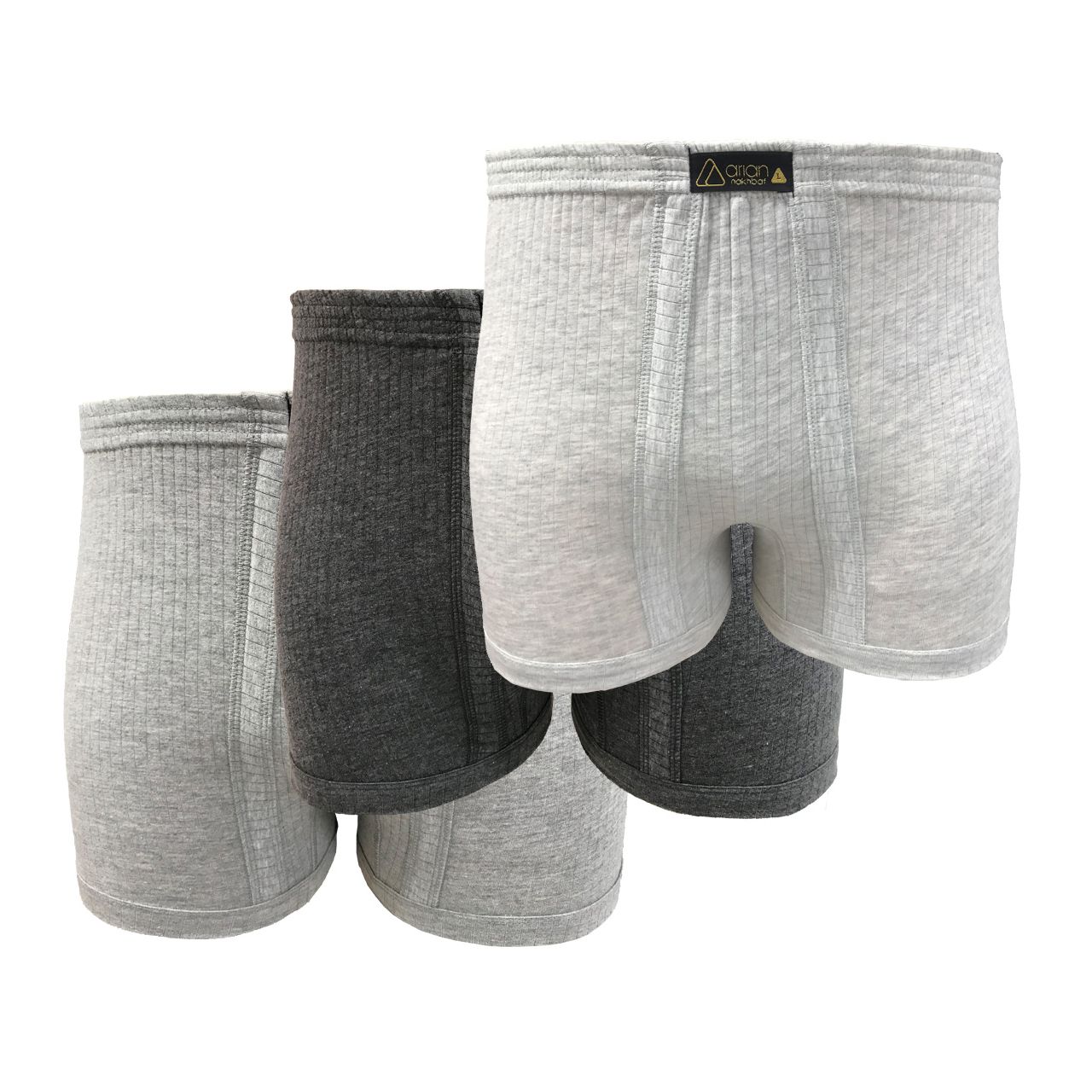 شورت مردانه آریان نخ باف کد 1415 مجموعه 3 عددی -  - 1