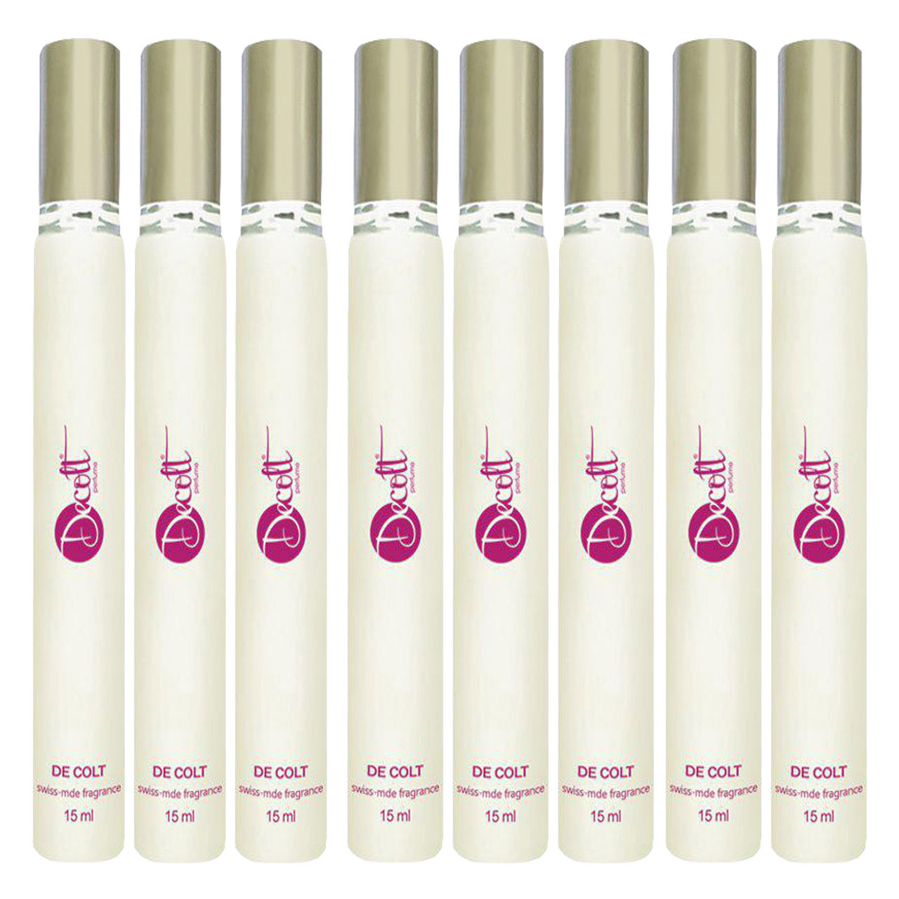 عطر جیبی زنانه دکلت کد 113 حجم 15 میلی لیتر بسته 8 عددی