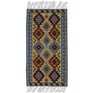 گلیم دستبافت زرین دکورات کد 004