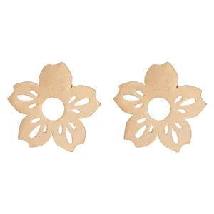 گوشواره طلا 18 عیار زنانه مدیاگلد مدل MGR-D0321