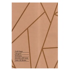 کاغذ A4 کرافت کد IR120 بسته 50 عددی