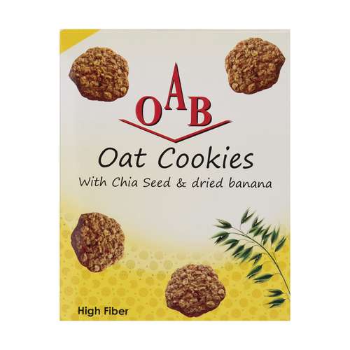 شیرینی جو دوسر دانه چیا و موزخشک ا.آ.ب - 190 گرم