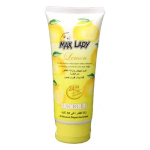 اسکراب لایه بردار پوست مکس لیدی مدل lemon حجم 100 میلی لیتر