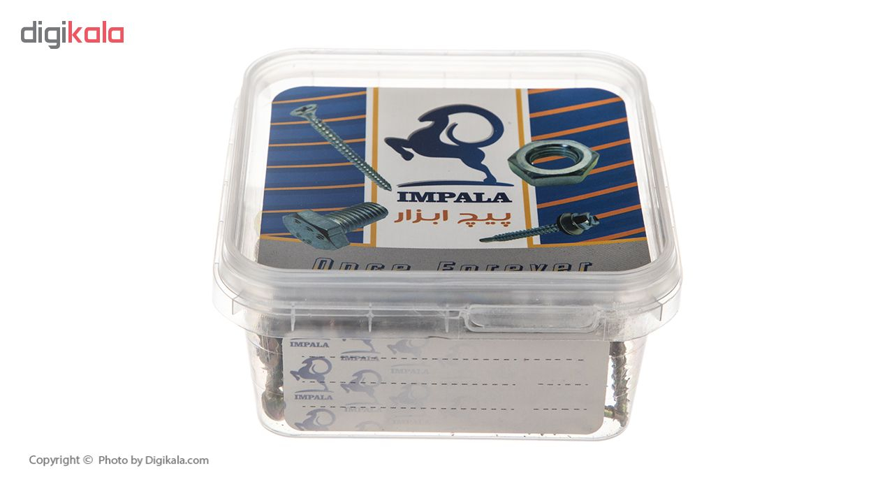 پیچ ایمپالا چهارسو مدل 8-1.5 بسته 144 عددی