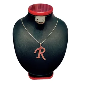 گردنبند طرح حرف R کد p21