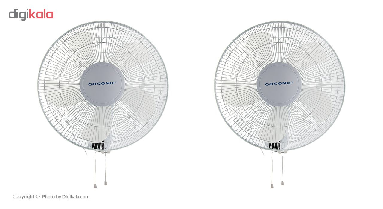 پنکه دیواری گوسونیک مدل GWF-1702 بسته 2 عددی