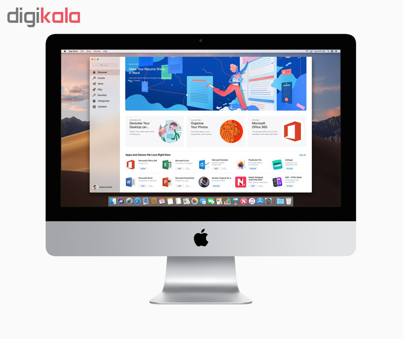 کامپیوتر همه کاره 27 اینچی اپل مدل iMac MRR12 2019 با صفحه نمایش رتینا 5K