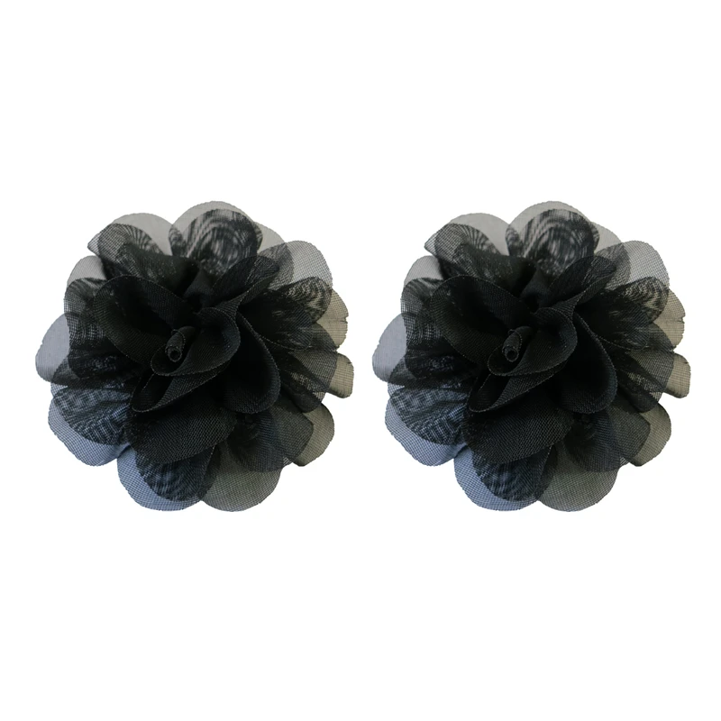 کش مو طرح گل مدل WKG-104 بسته دو عددی تک سایز